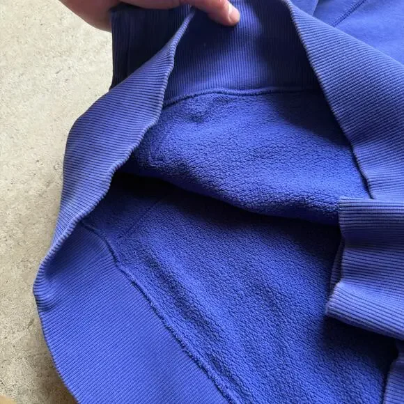 Women's Nike Sportswear Purple Blue Silver Hoodie Pullover Sweatshirt Sz XL Air - Picture 4 of 5